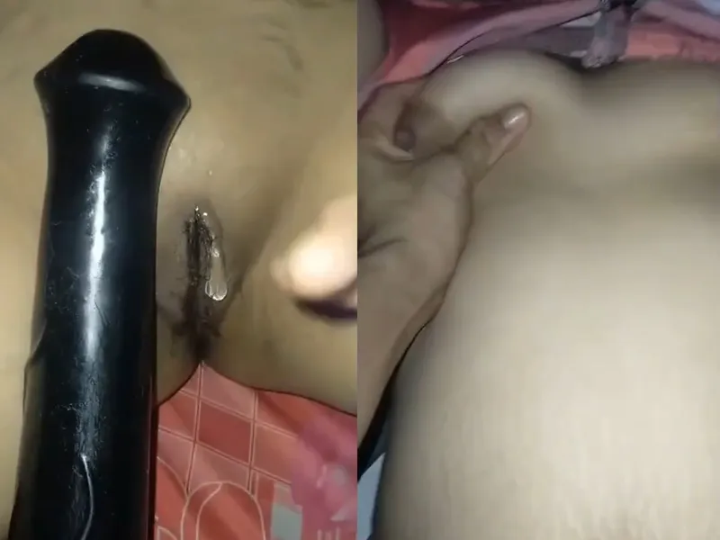 Cô bạn gái xinh tươi vú to âm đạo múp móc lồn bằng sextoy cực sướng